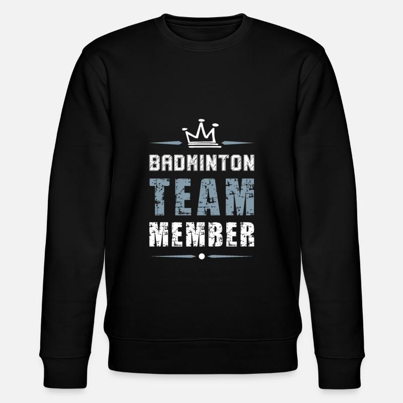 Équipe de badminton - Sweat bio CHANGER Stanley/Stella Unisexe - noir
