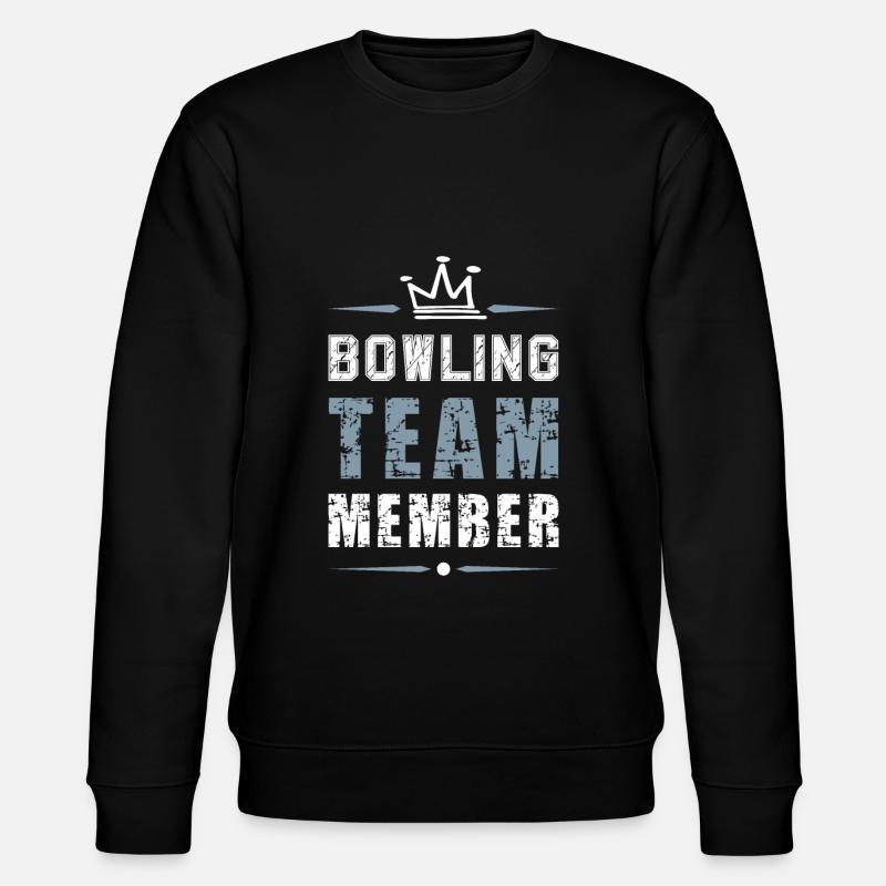 Bowling Team - Stanley/Stella Unisex Bio-Sweatshirt CHANGER  - Schwarz