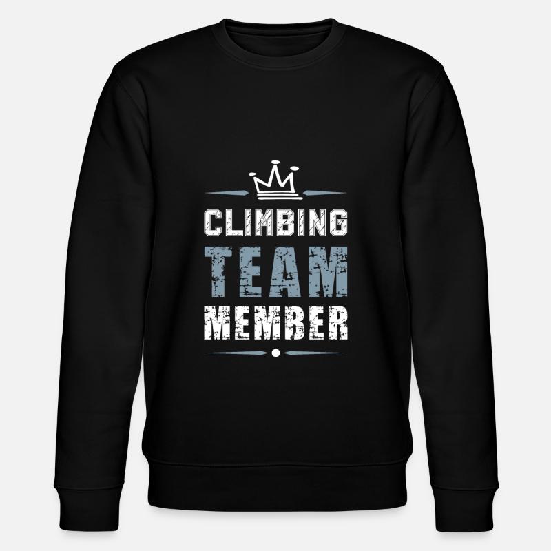 Climbing Team - Stanley/Stella CHANGER Unisex Organic Sweatshirt - black