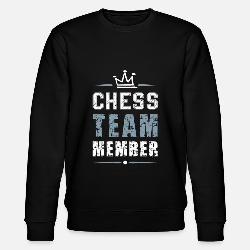 Chess Team - Stanley/Stella CHANGER Unisex Organic Sweatshirt - black
