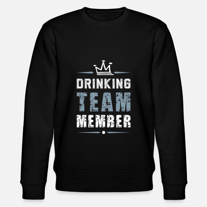 Drinking Team - Stanley/Stella CHANGER Unisex Organic Sweatshirt - black