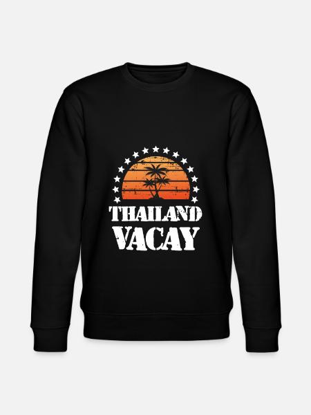 Thailand Holidays - Stanley/Stella CHANGER Unisex Organic Sweatshirt - black