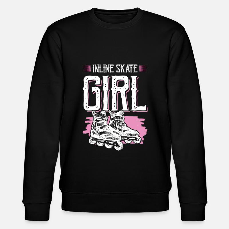 Skate Inline Girls - Sweat bio CHANGER Stanley/Stella Unisexe - noir
