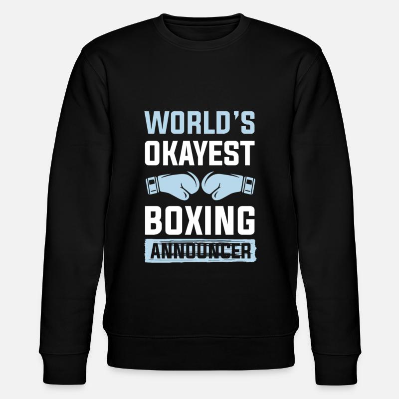 weltbester boxer - Stanley/Stella Unisex Bio-Sweatshirt CHANGER  - Schwarz
