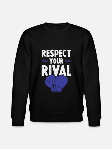 Boxing Respect - Stanley/Stella CHANGER Unisex Organic Sweatshirt - black