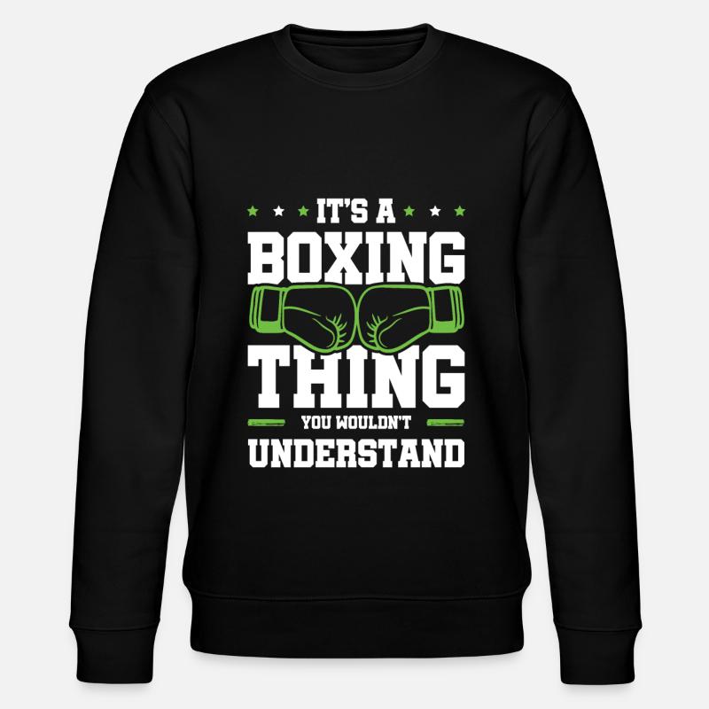 Gants de boxe - Sweat bio CHANGER Stanley/Stella Unisexe - noir