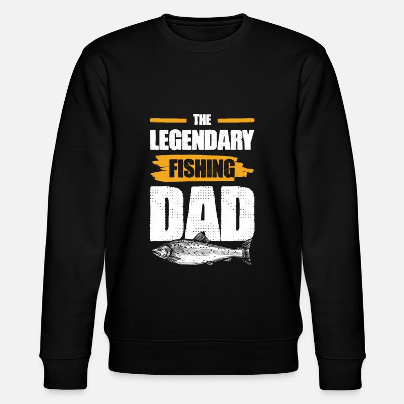 Papa de pêche - Sweat bio CHANGER Stanley/Stella Unisexe - noir