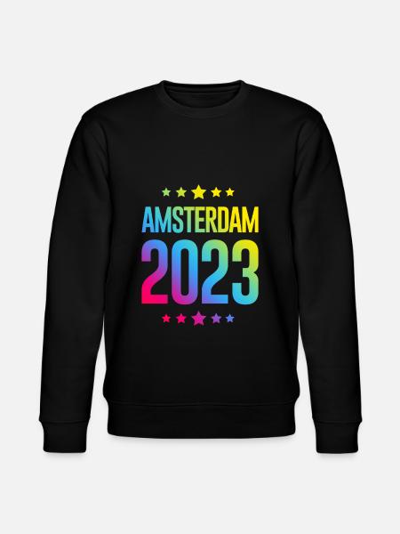Amsterdam 2023 - Stanley/Stella CHANGER Unisex Organic Sweatshirt - black