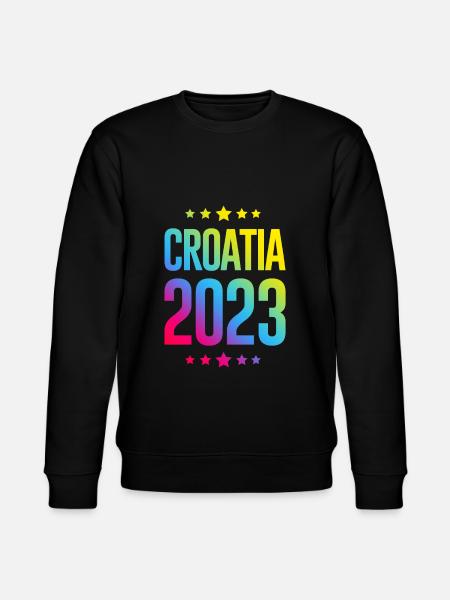 Croatia 2023 - Stanley/Stella CHANGER Unisex Organic Sweatshirt - black