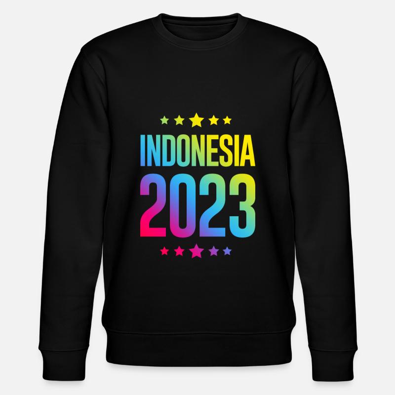 Indonesia 2023 - Stanley/Stella Unisex Bio-Sweatshirt CHANGER  - Schwarz