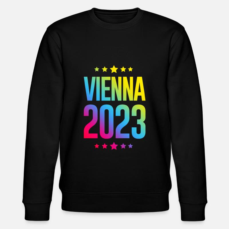 Vienna 2023 Wien - Stanley/Stella Unisex Bio-Sweatshirt CHANGER  - Schwarz