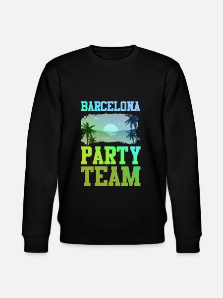Barcelona Party Team - Stanley/Stella Unisex Bio-Sweatshirt CHANGER  - Schwarz
