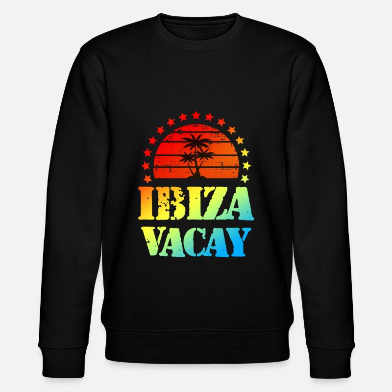 Ibiza Urlaub - Stanley/Stella Unisex Bio-Sweatshirt CHANGER  - Schwarz