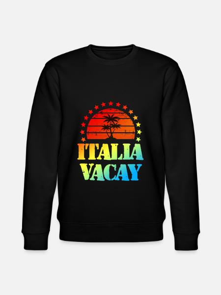 Italia Holidays - Stanley/Stella CHANGER Unisex Organic Sweatshirt - black