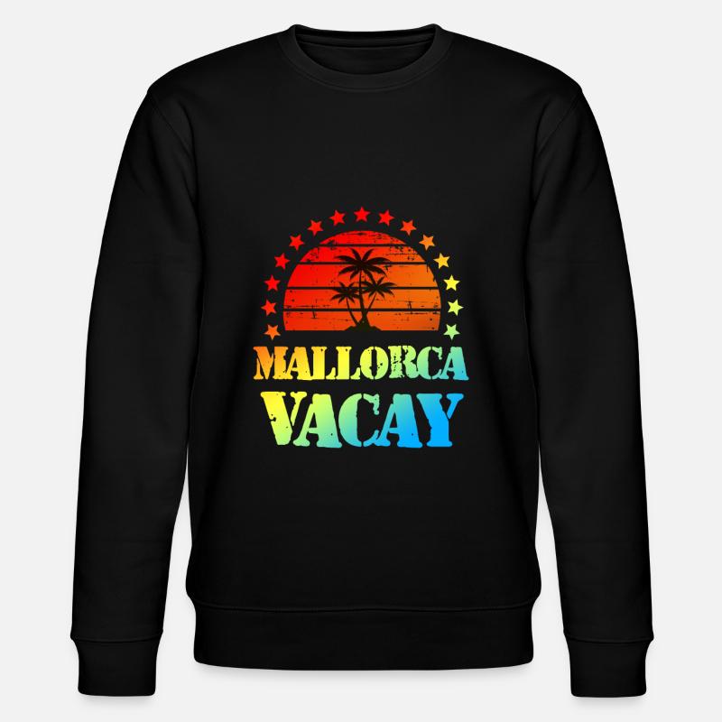 Mallorca Urlaub - Stanley/Stella Unisex Bio-Sweatshirt CHANGER  - Schwarz