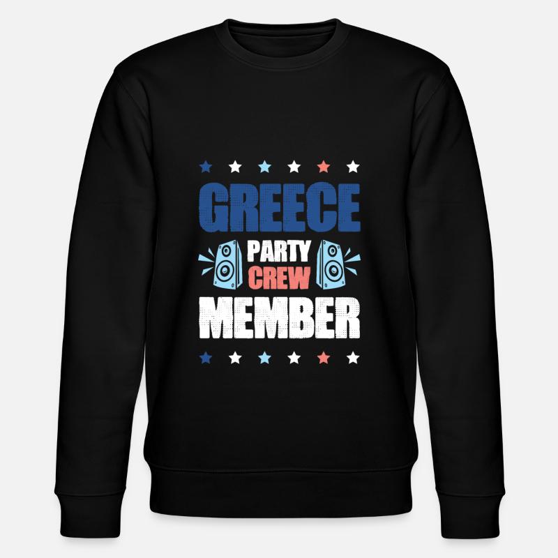 Greece Party Crew - Stanley/Stella Unisex Bio-Sweatshirt CHANGER  - Schwarz