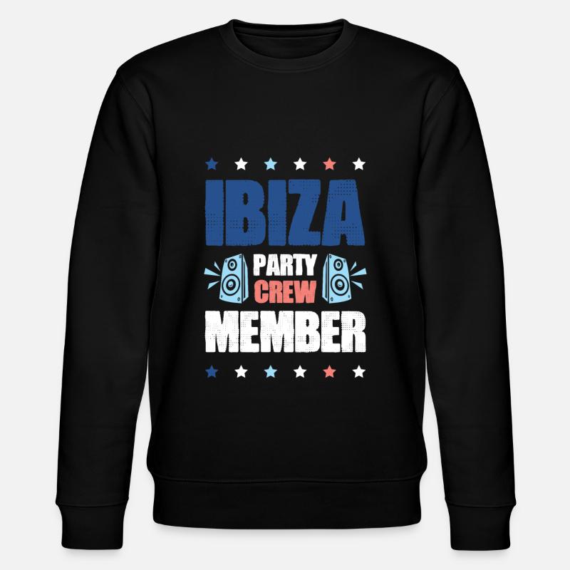 Ibiza Party Crew - Stanley/Stella Unisex Bio-Sweatshirt CHANGER  - Schwarz