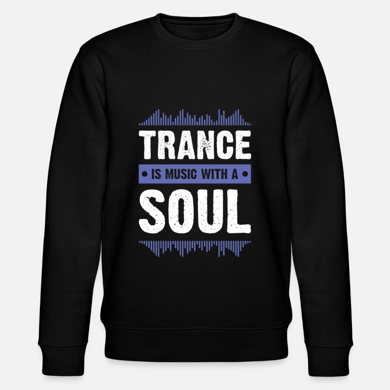 trance soul - Stanley/Stella Unisex Bio-Sweatshirt CHANGER  - Schwarz