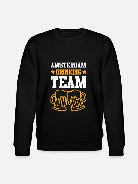 Amsterdam Drinking Team - Stanley/Stella Unisex Bio-Sweatshirt CHANGER - Schwarz