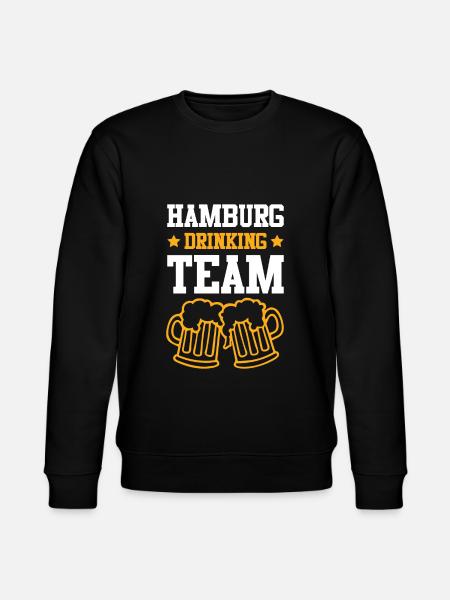 Hamburg Drinking Team - Stanley/Stella CHANGER Unisex Organic Sweatshirt - black