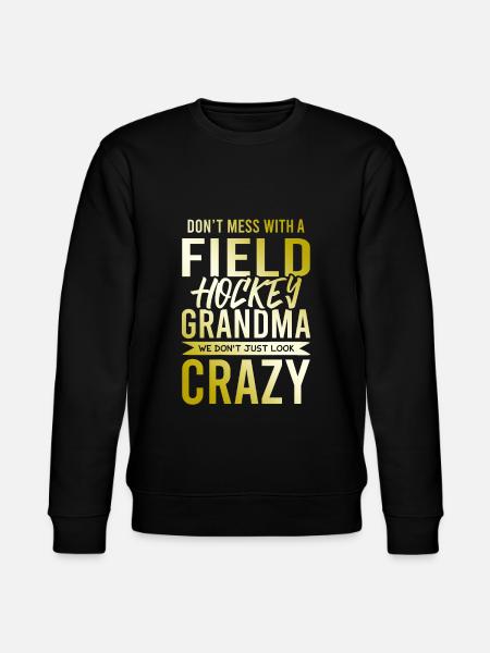 fieldhockey großmutter - Stanley/Stella Unisex Bio-Sweatshirt CHANGER  - Schwarz