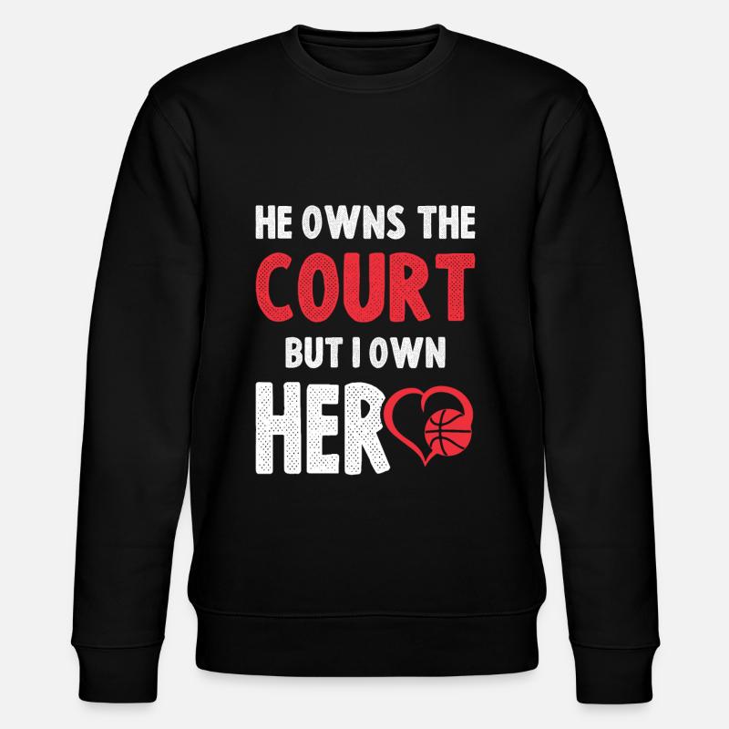 basketball sport - Stanley/Stella Unisex Bio-Sweatshirt CHANGER  - Schwarz