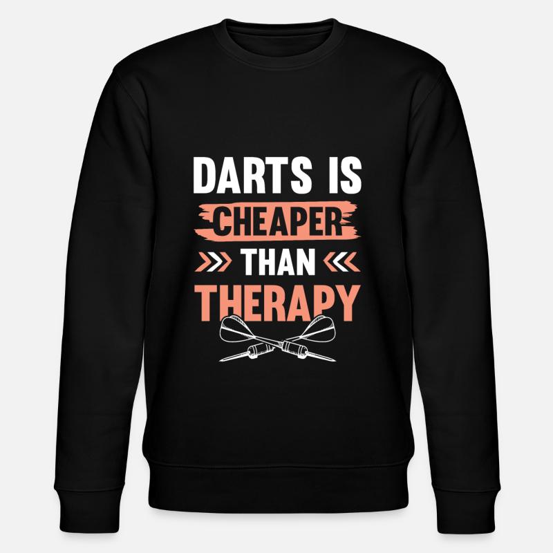 Darts Therapy - Stanley/Stella CHANGER Unisex Organic Sweatshirt - black