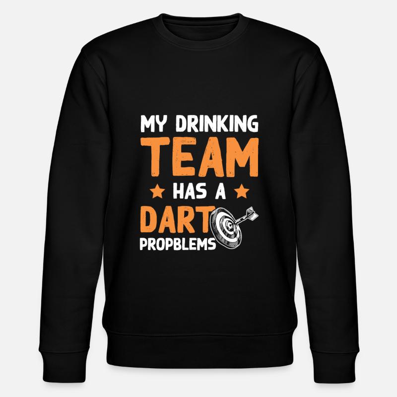 Darts Team - Stanley/Stella CHANGER Unisex Organic Sweatshirt - black