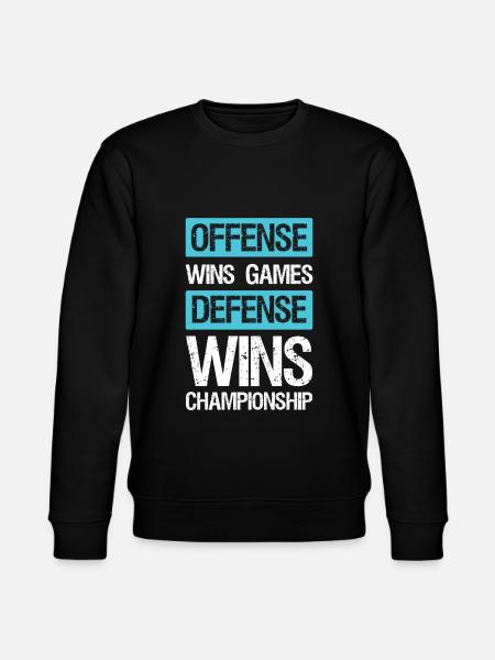 Offense Defense Basketball - Stanley/Stella CHANGER Unisex Organic Sweatshirt - black