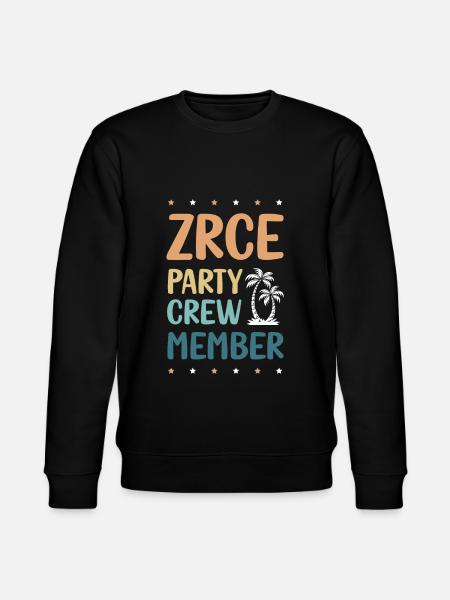 Zrce Party Crew - Sweat bio CHANGER Stanley/Stella Unisexe - noir