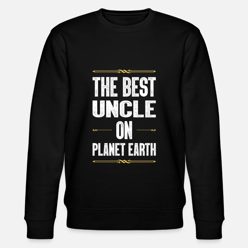 Le meilleur oncle dit - Sweat bio CHANGER Stanley/Stella Unisexe - noir