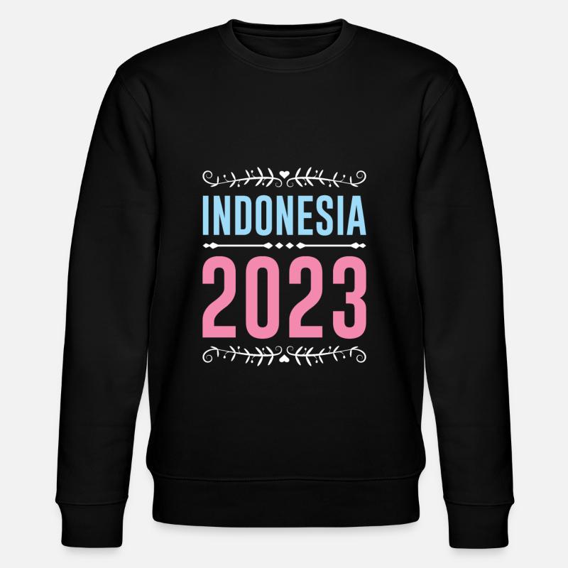 Indonesia 2023 - Stanley/Stella Unisex Bio-Sweatshirt CHANGER  - Schwarz