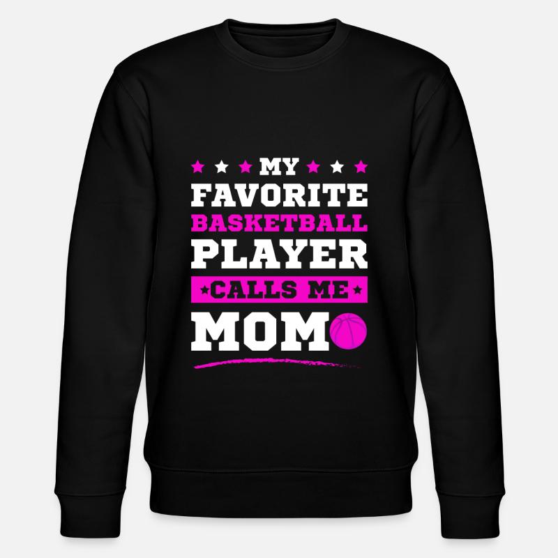 basketball mama - Stanley/Stella Unisex Bio-Sweatshirt CHANGER  - Schwarz