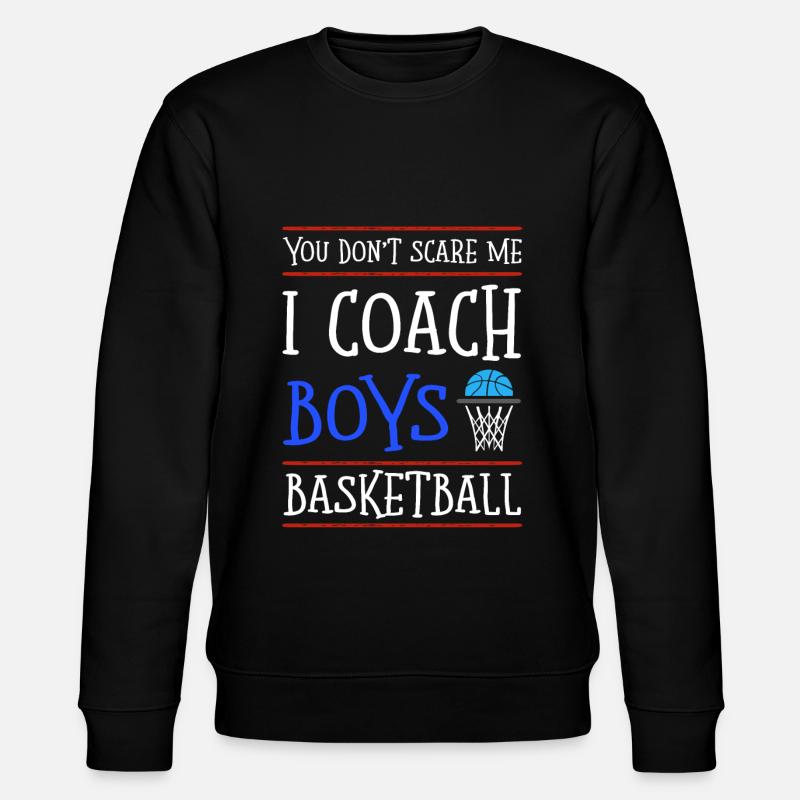 basketball trainer jungs - Stanley/Stella Unisex Bio-Sweatshirt CHANGER  - Schwarz