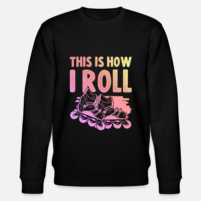 skater inline - Stanley/Stella Unisex Bio-Sweatshirt CHANGER  - Schwarz