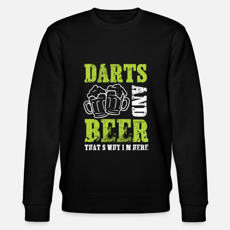 bier und dart - Stanley/Stella Unisex Bio-Sweatshirt CHANGER  - Schwarz