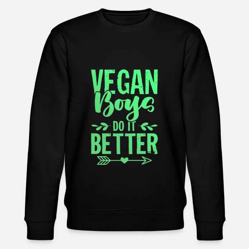 Garçon végétalien - Sweat bio CHANGER Stanley/Stella Unisexe - noir