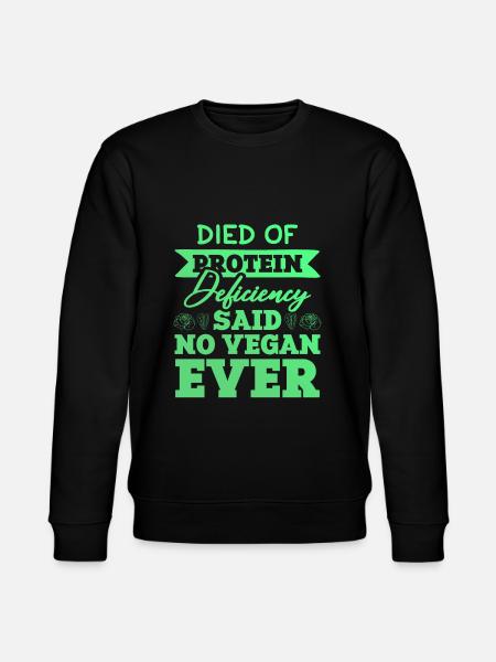 vegan vegan - Stanley/Stella CHANGER Unisex Organic Sweatshirt - black