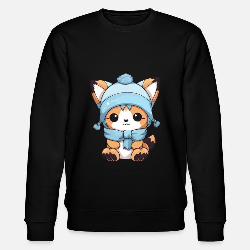 Bande dessinée d’hiver Fox - Sweat bio CHANGER Stanley/Stella Unisexe - noir