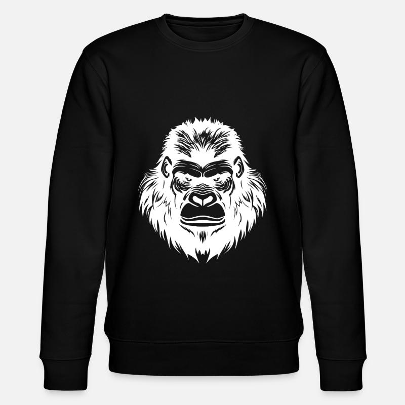 Symbole du gorille - Sweat bio CHANGER Stanley/Stella Unisexe - noir