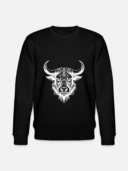 Bull Head Taurus Taurus - Stanley/Stella CHANGER Unisex Organic Sweatshirt - black