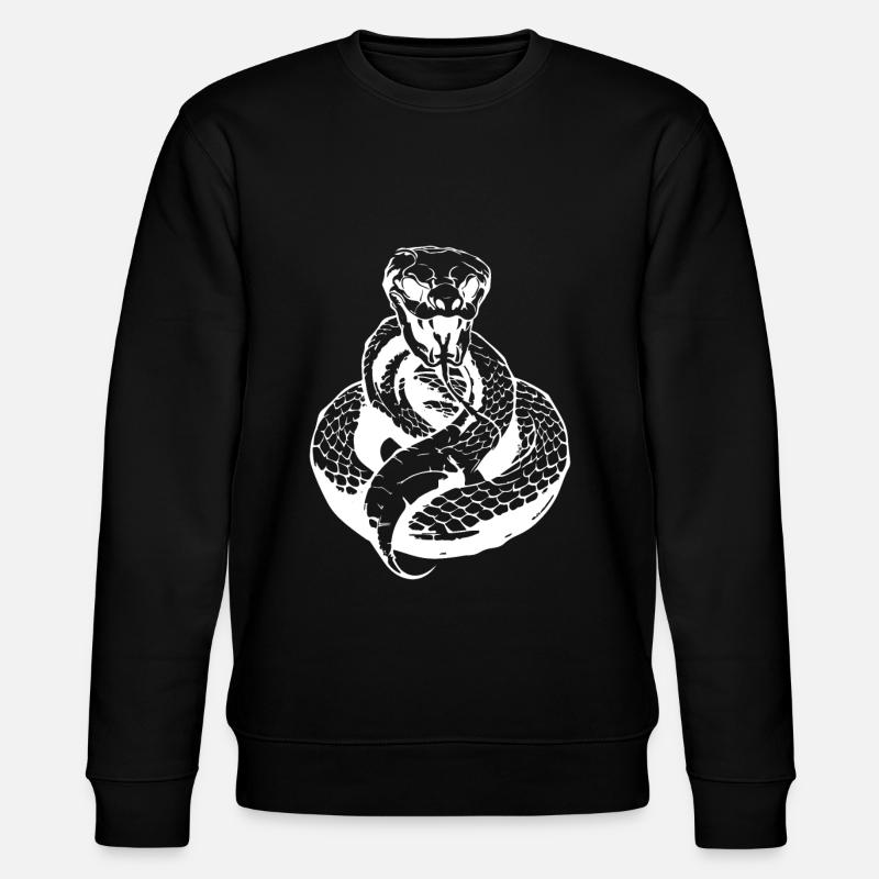 Serpent Animal Cobra - Sweat bio CHANGER Stanley/Stella Unisexe - noir