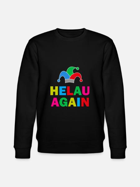 Helau Again Karneval Fasching - Stanley/Stella Unisex Bio-Sweatshirt CHANGER - Schwarz