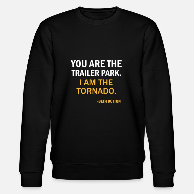 Yellowstone Dutton Ranch - Stanley/Stella CHANGER Unisex Organic Sweatshirt - black