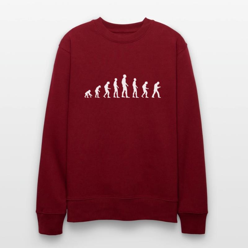 Human Evolution the Smartphone Generation Stanley/Stella CHANGER Unisex Organic Sweatshirt