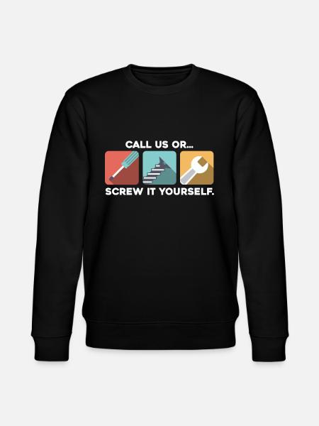 Handwerker - Stanley/Stella Unisex Bio-Sweatshirt CHANGER  - Schwarz