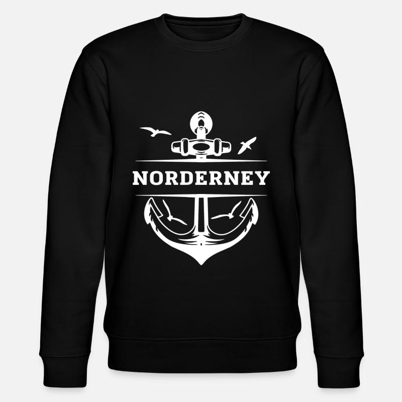 Norderney - Stanley/Stella Unisex Bio-Sweatshirt CHANGER  - Schwarz
