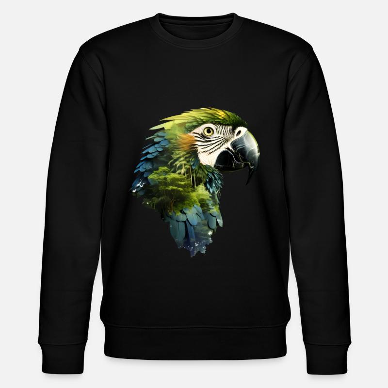 Perroquet - Sweat bio CHANGER Stanley/Stella Unisexe - noir