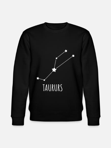 star sign Taurus - Stanley/Stella CHANGER Unisex Organic Sweatshirt - black