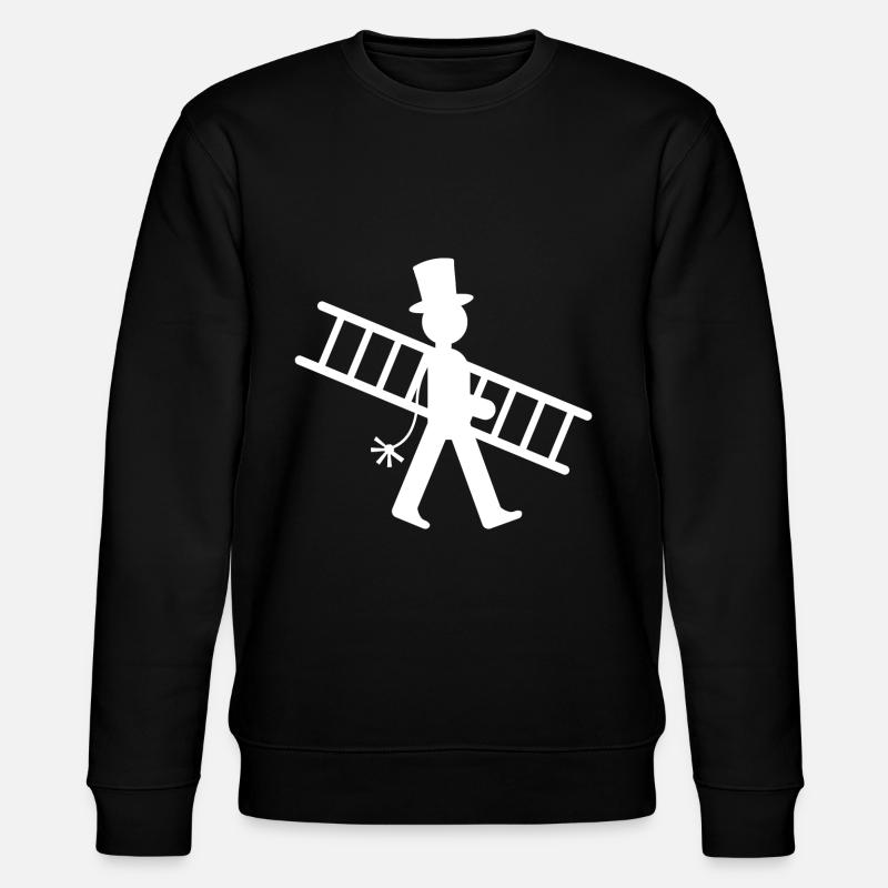 Schornsteinfeger Lehrling - Stanley/Stella Unisex Bio-Sweatshirt CHANGER  - Schwarz